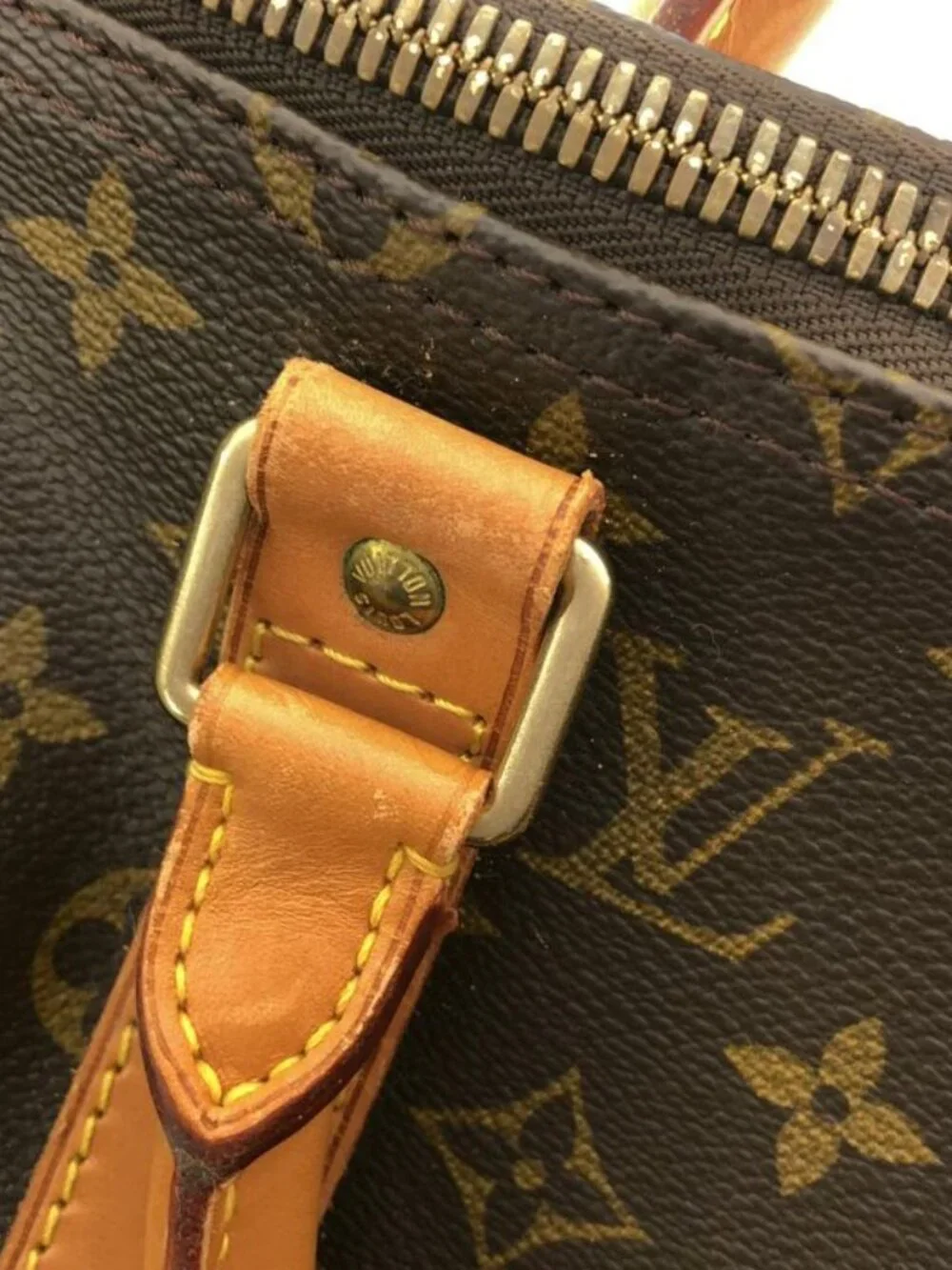 Louis Vuitton Monogram Keepall Boston Bag Brown Marron - Picture 7 of 10